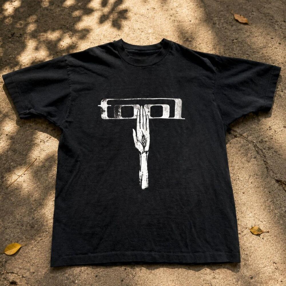 Tool Hand Logo Graphic Tee Black Unisex